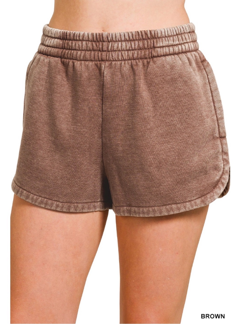 Zenana Outfitters Women's Brown Shorts